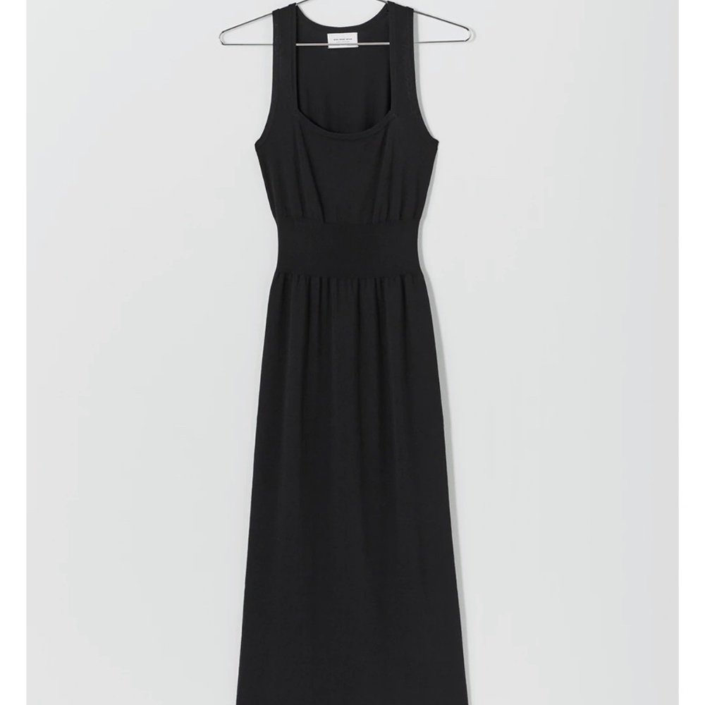 Indya Square-Neck Midi Dress